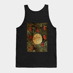 Owls. Gothic Mysteries Design. Tank Top
